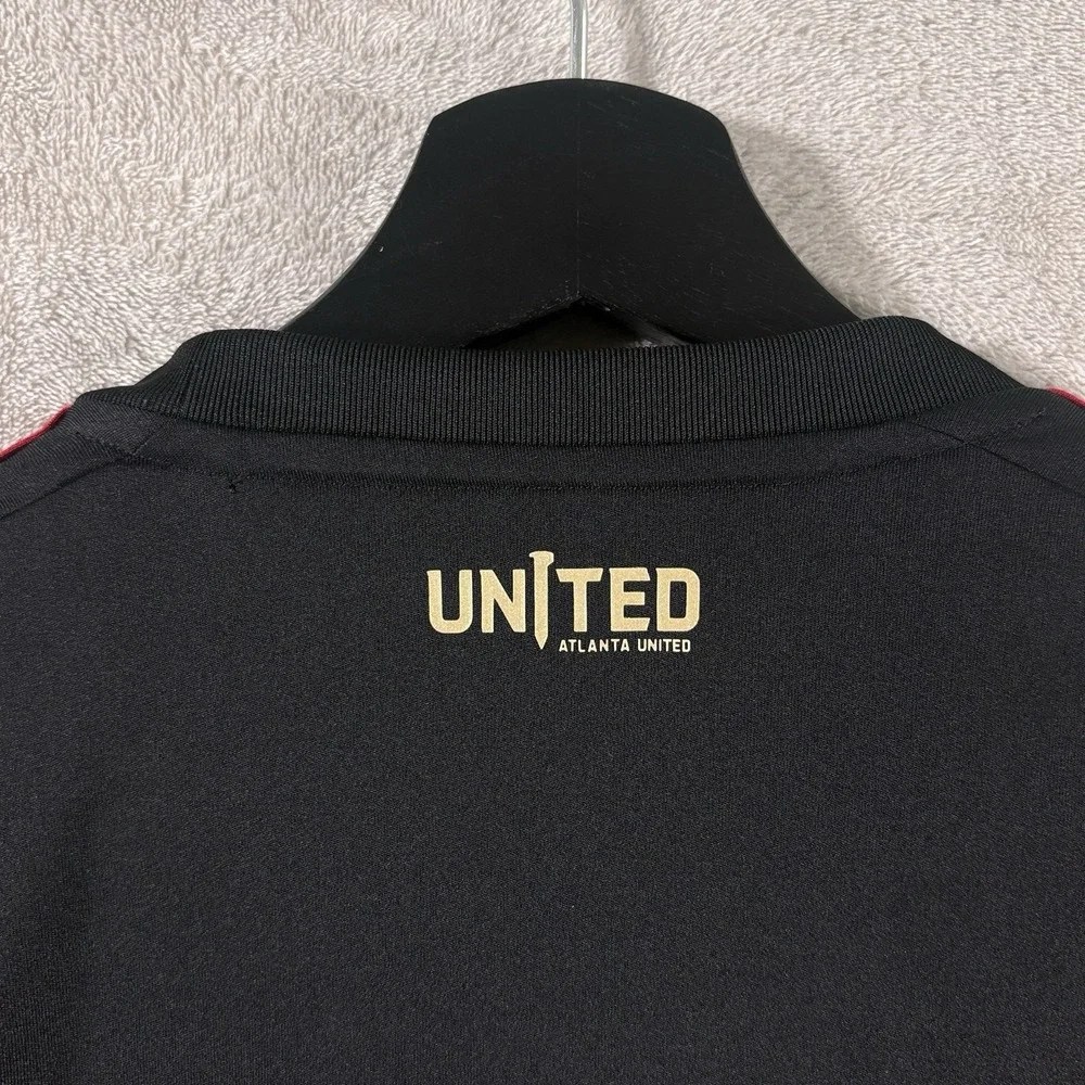 Adidas Atlanta United FC MLS Soccer Jersey Mens Medium Black Red Home Kit